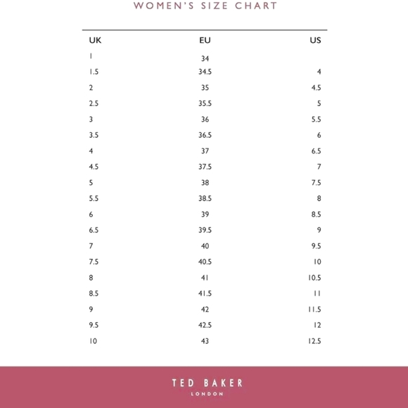 Ted Baker London Suede Flats Fuchsia Gold - Picture 5 of 5